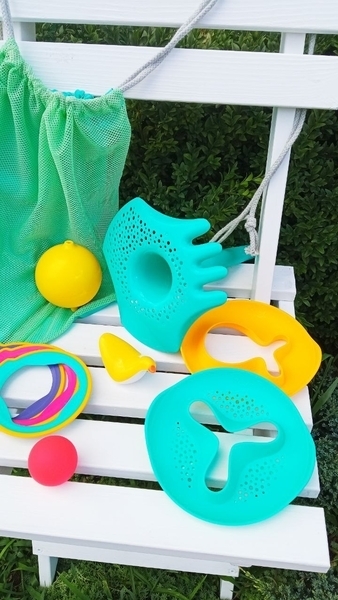 Набір для пляжу Moluk Triplet+ Star Fish+ Ringo+ Plui+ Міні Каченя в сумці (2000066009014) - Pampik - 4