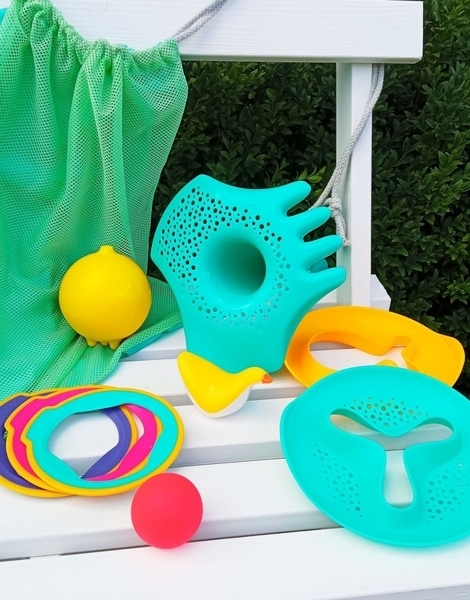 Набір для пляжу Moluk Triplet+ Star Fish+ Ringo+ Plui+ Міні Каченя в сумці (2000066009014) - Pampik - 2