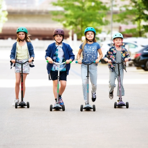 Самокат Micro Maxi PRO Deluxe, чорно-червоний (MMD087) - Pampik - 11