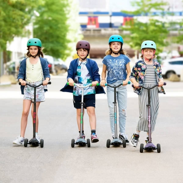 Самокат Micro Maxi PRO Deluxe, чорно-червоний (MMD087) - Pampik - 12