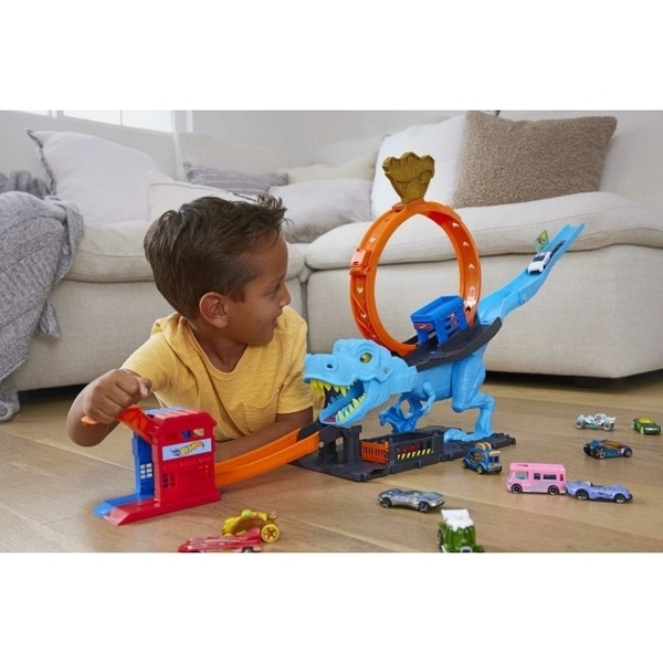 Ігровий набір Hot Wheels Полювання Ті-Рекса (HKX42) - Pampik - 7