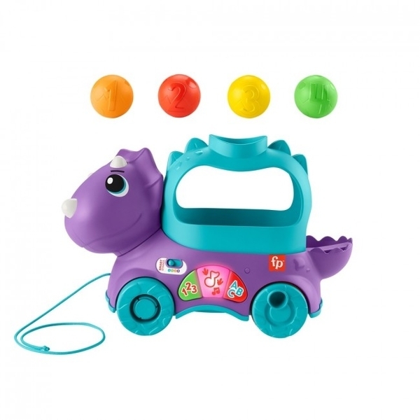 Інтерактивний Веселий трицератопс Fisher-Price із технологією Smart Stage, багатомовний (HNR53) - Pampik - 4