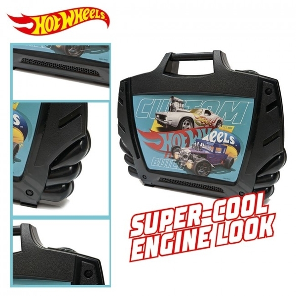 Гаражний кейс Hot Wheels для зберігання машинок, червоний (HWCC16) - Pampik - 7