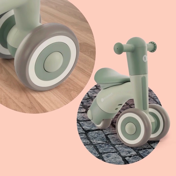 Каталка-біговел Kinderkraft Minibi Leaf Green (KRMIBI00GRE0000) - Pampik - 8
