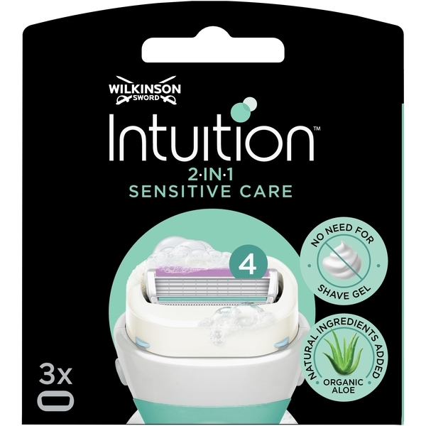 Леза для гоління Wilkinson Sword Intuition Sensitive Care Blades 3 шт. - Pampik