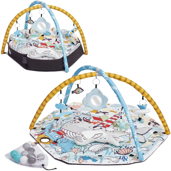 Розвиваючий килимок Kinderkraft Smartplay Sea (KPSMSE00MUL0000) - Pampik
