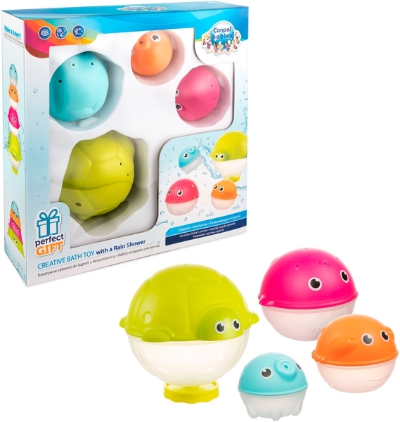 Игрушки развивающие для купания Canpol babies, 4 шт. (79/106) - Pampik - 22