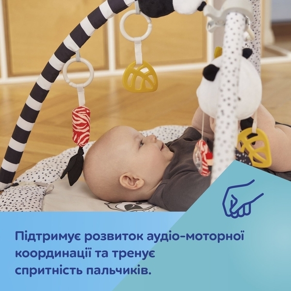 Развивающий коврик Canpol babies BabiesBoo с зеркалом, серый (68/092) - Pampik - 13
