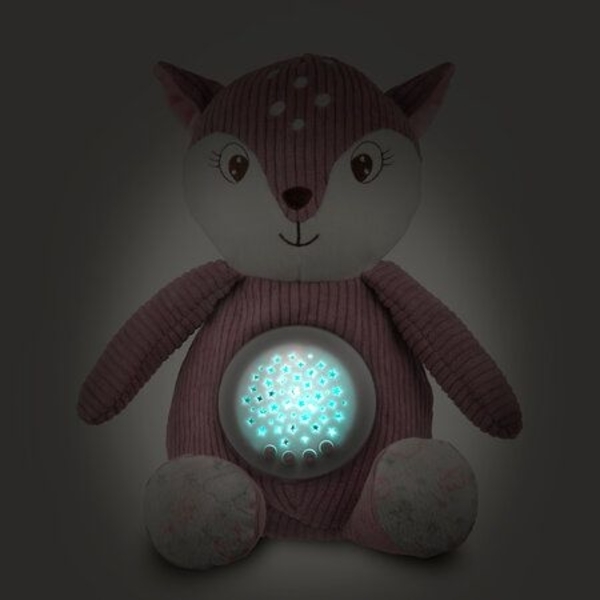 Музичний плюшевий оленя Canpol babies з проектором 3 в 1, рожевий (77/206_pin) - Pampik - 2