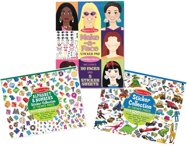 Набор стикеров Melissa&Doug Make-up, 28х36х1 см (MD14195) - Pampik - 5