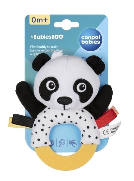 Іграшка-прорізувач з брязкальцем Canpol babies BabiesBoo (68/086) - Pampik - 5