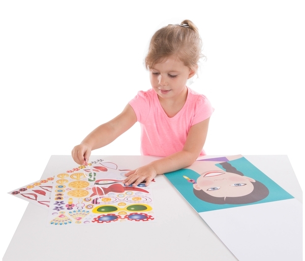 Набор стикеров Melissa&Doug Make-up, 28х36х1 см (MD14195) - Pampik - 2