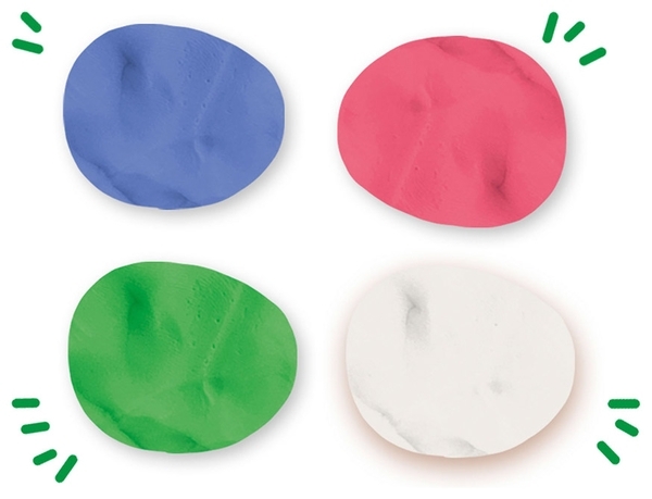 Незасихаюча маса для ліплення SES Creative Feel good dough, пастель (00514S) - Pampik - 3