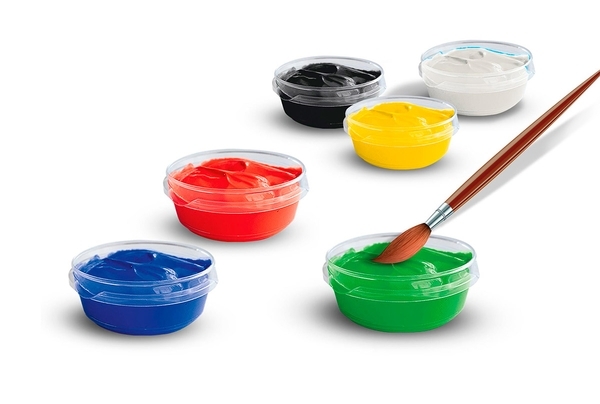 Гуашь SES Creative Краски Радуги, 6 цветов (00361S) - Pampik - 2