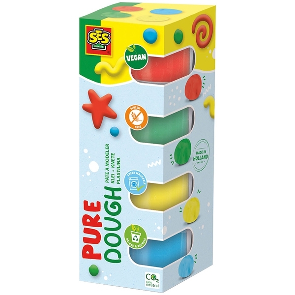 Незасихаюча маса для ліплення SES Creative Feel good dough, колорит (00511S) - Pampik