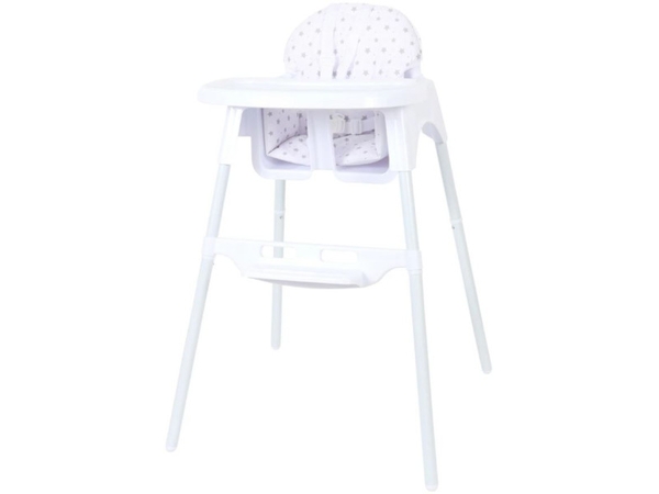 Стульчик для кормления FreeON LARS White/Stars, белый (44633) - Pampik