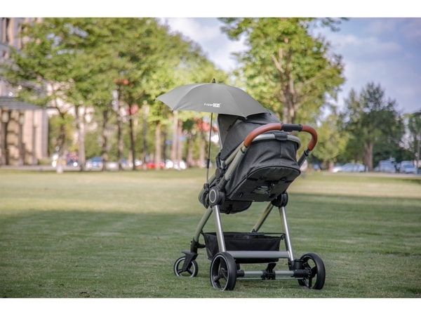 Зонт для коляски FreeON Light Grey, светло-серый (44510) - Pampik - 3