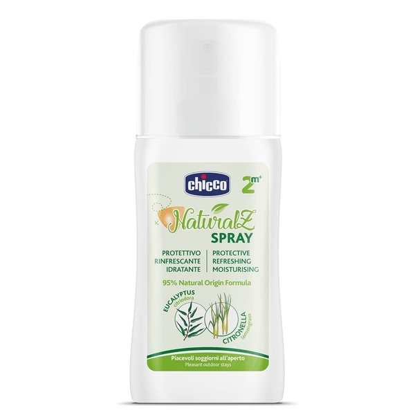 Спрей захисний від комарів Chicco Naturalz, 100 мл (11596.00) (8058664166343) - Pampik
