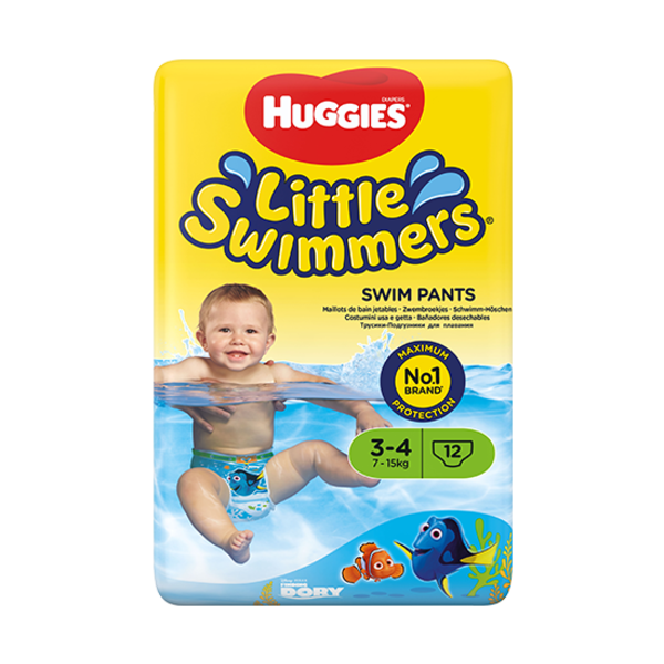 Підгузки-трусики для плавання Huggies Little Swimmers 3-4 (7-15 кг), 12 шт. - Pampik - 2