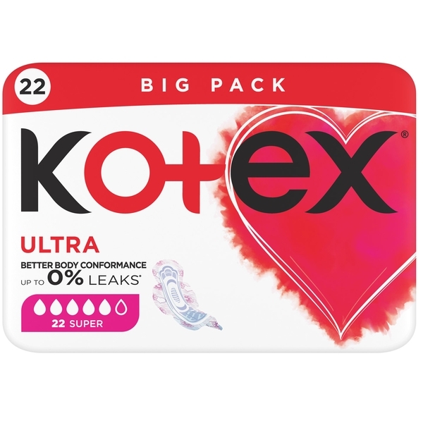 Гігієнічні прокладки Kotex Super Ultra Quadro, 22 шт. - Pampik - 2