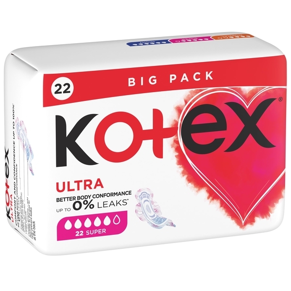Гігієнічні прокладки Kotex Super Ultra Quadro, 22 шт. - Pampik - 3