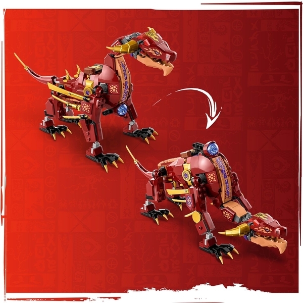 Конструктор LEGO Ninjago Вулканічний Дракон, що трансформує Хітвейва, 479 деталей (71793) - Pampik - 5