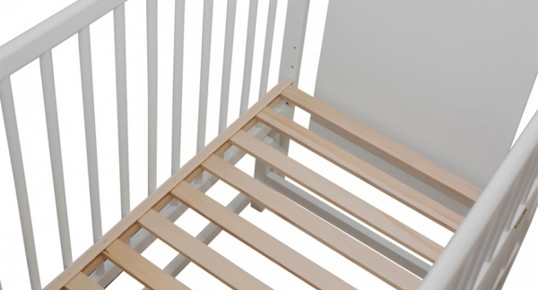 Дитяче ліжко Дубок Зірочка з ящиком, білий (9800-DZS-01) - Pampik - 2