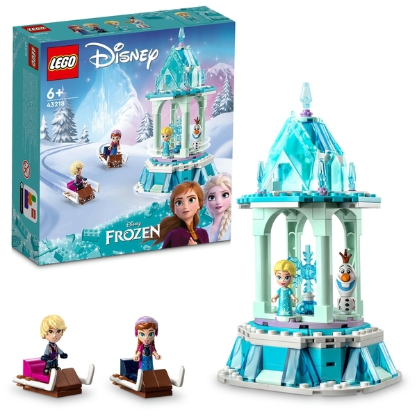 Конструктор LEGO Disney Чарівна карусель Анни й Ельзи, 175 деталей (43218) - Pampik - 2