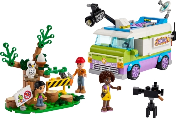Конструктор LEGO Friends Фургон редакції новин, 446 деталей (41749) - Pampik - 4