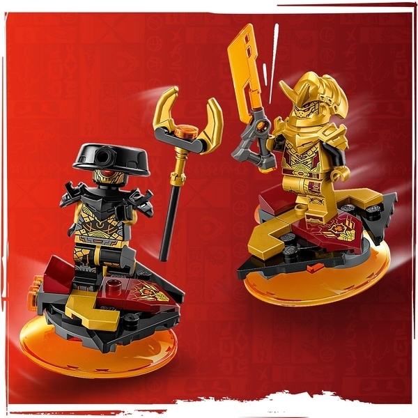 Конструктор LEGO Ninjago Суперсила дракона Зейна автомобіль для гонки спін-джитса, 307 деталей (71791) - Pampik - 6