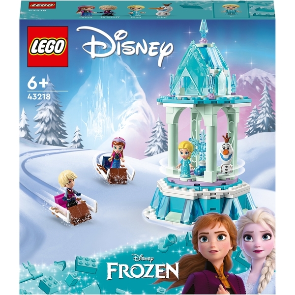 Конструктор LEGO Disney Чарівна карусель Анни й Ельзи, 175 деталей (43218) - Pampik
