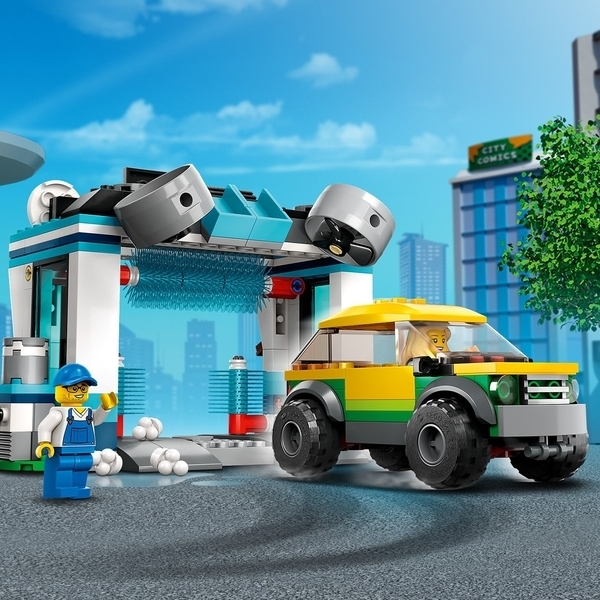 Конструктор LEGO City Автомийка, 243 деталі (60362) - Pampik - 4