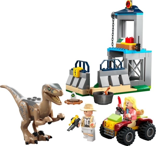 Конструктор LEGO Jurassic World Втеча велоцираптора, 137 деталей (76957) - Pampik - 3