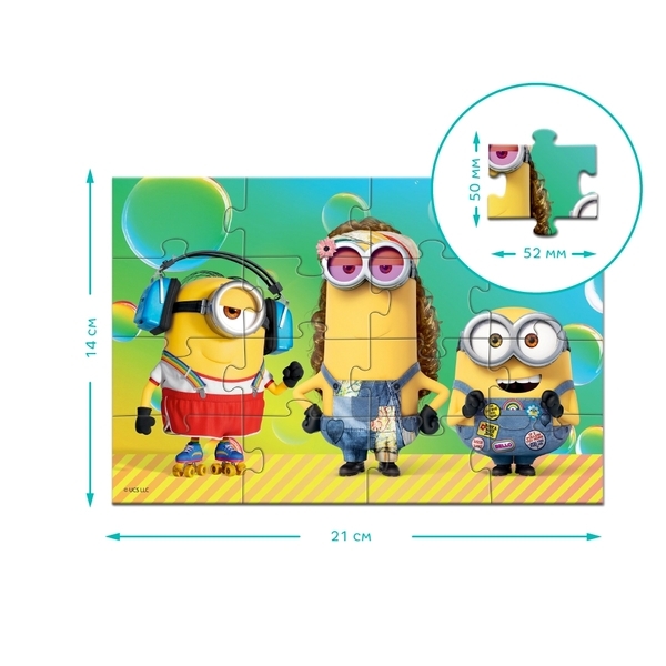 Магнитный пазл Dodo Minions Вечеринка (200352) - Pampik - 5