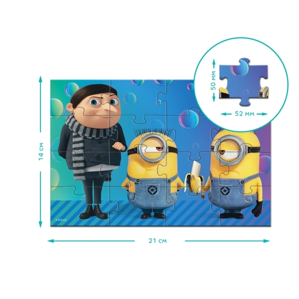 Магнітний пазл Dodo Minions Дитинство Грю (200349) - Pampik - 3