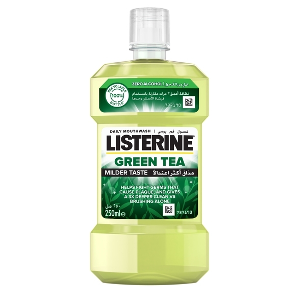 Ополіскувач для ротової порожнини Listerine® Зелений чай, 250 мл - Pampik