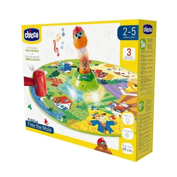 Інтерактивний ігровий килимок Chicco Звільни крота (10603.00) - Pampik - 10