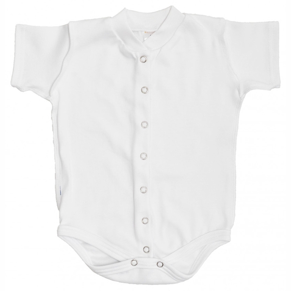 Боді-футболка Twins, інтерлок, р.74, white, білий (W-112-TB-К74-01) - Pampik