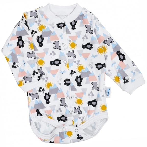 Боді Twins, інтерлок, р.52, print, білий з принтом (W-110-TB-D52-20) - Pampik - 3