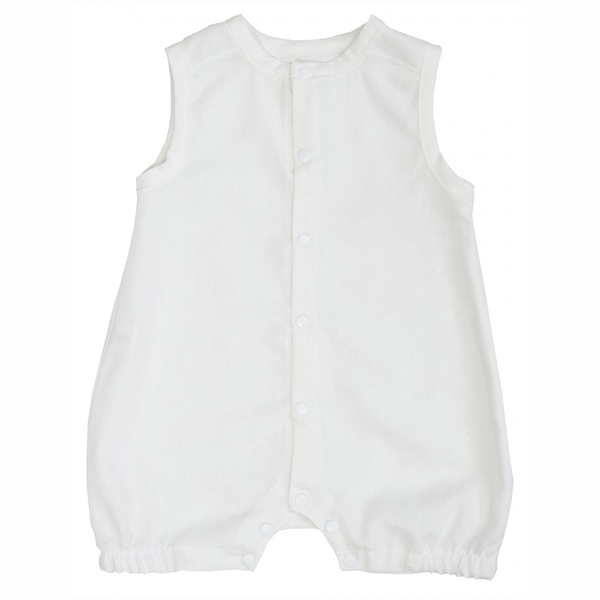 Пісочник Twins Linen, льон, р.74, white, білий (W-104-PTL74-01) - Pampik