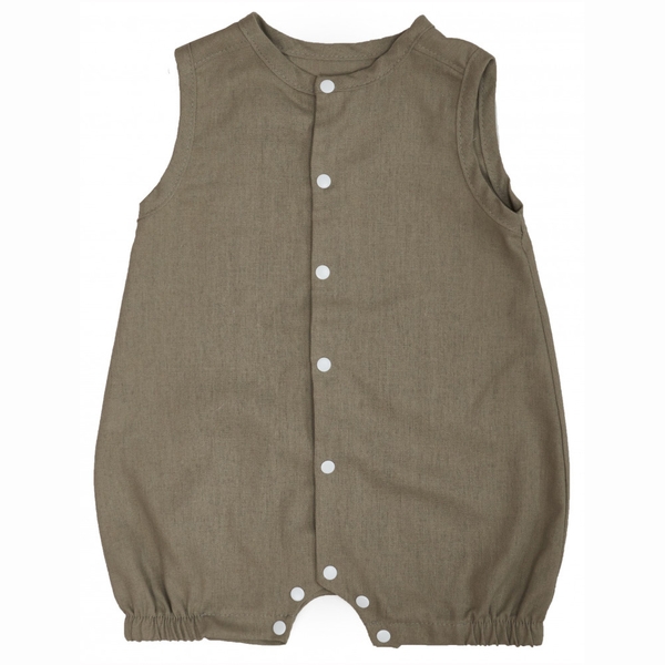 Пісочник Twins Linen, льон, р.62, beige, бежевий (W-104-PTL62-02) - Pampik