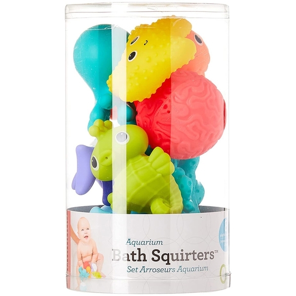 Сенсорный набор игрушек для ванны Infantino В мире морском (305031) - Pampik - 2