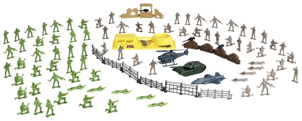 Ігровий набір Chap Mei Солдати, 100 елементів (545032) - Pampik - 2