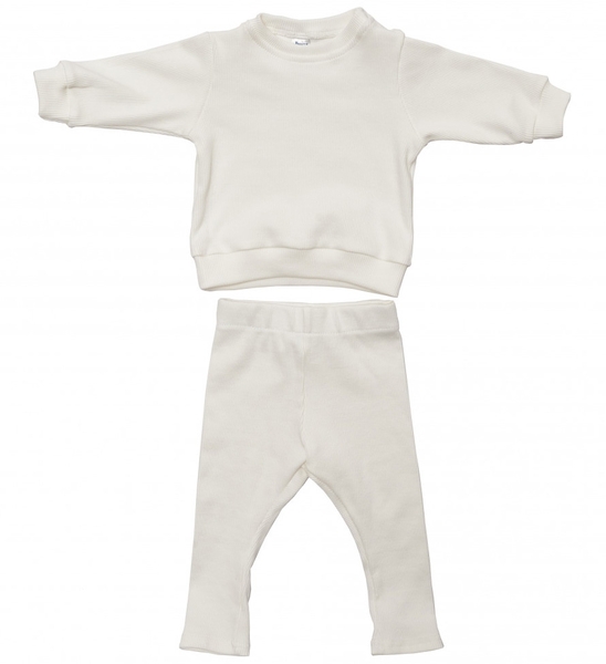 Лонгслів Twins Ego, кашкорсе, р.74, ecru, світло-бежевий (W-210-LTE74-202) - Pampik - 4