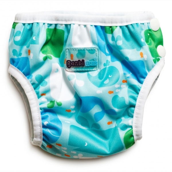 Трусики для плавання Bambinex Moby, р.S (5-7 кг), блакитний (BB00175) - Pampik