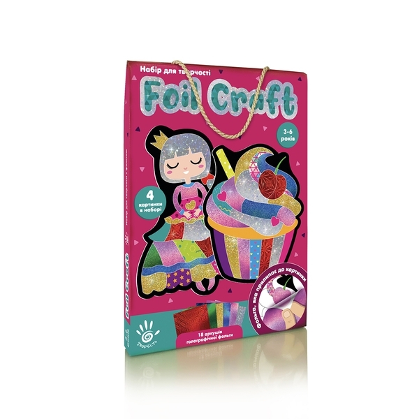Набір для творчості Vladi Toys Foil Craft Принцеса, укр. мова (VT4433-11) - Pampik - 3