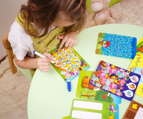 Настільна гра Vladi Toys Пиши та витирай Ферма, укр. мова (VT5010-19) - Pampik - 4