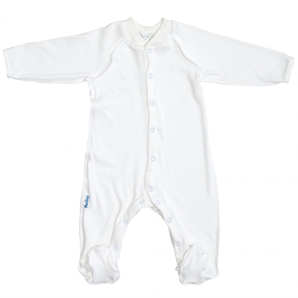 Комбінезон-чоловічок Twins, інтерлок, р.68, ecru, світло-бежевий (W-111-TК-68-202) - Pampik