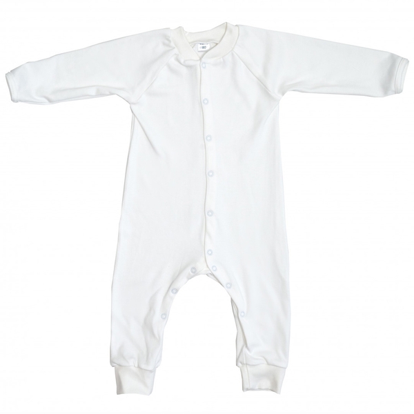 Комбінезон-чоловічок Twins, інтерлок, р.74, ecru, світло-бежевий (W-111-TК-74-202) - Pampik