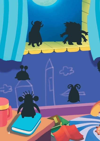 Наліпки для розвитку. Монстрики в будинку (9789669890511) - Pampik - 4